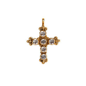 VIRGINS SAINTS & ANGELS VSA Audrey Medallion in Gold